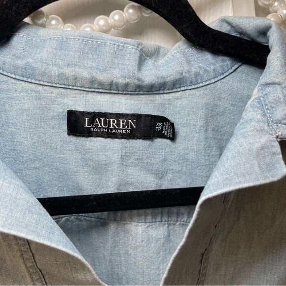 Ralph Lauren Light Wash Denim Dress - Picture 4 of 7